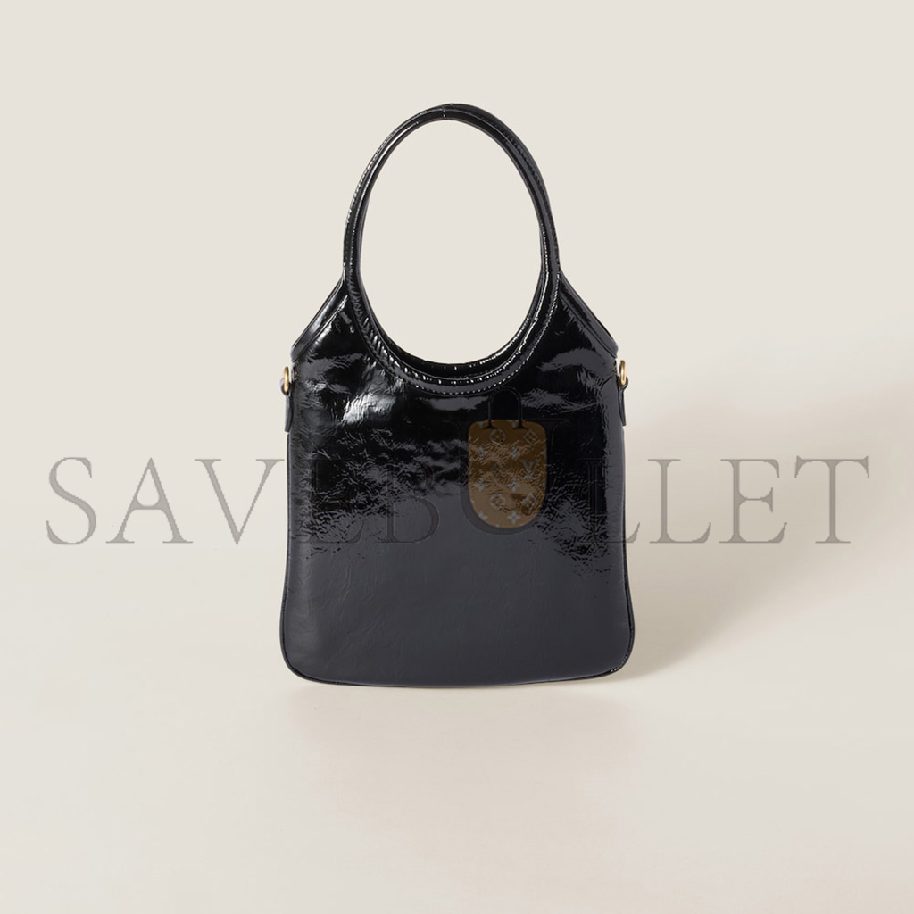 MIU MIU IVY NAPLAK PATENT LEATHER BAG 5BG281 (24*20cm)